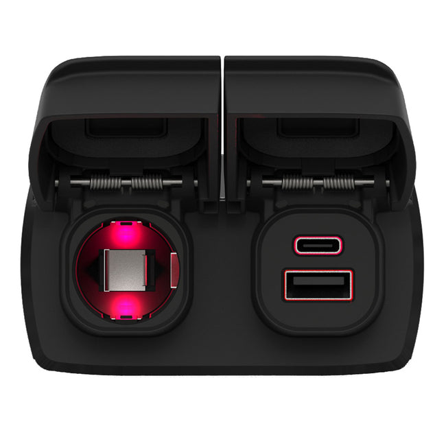 Scanstrut Flip Pro Duo - USB-A USB-C con toma de corriente de 12 V [SC-MULTI-F2]