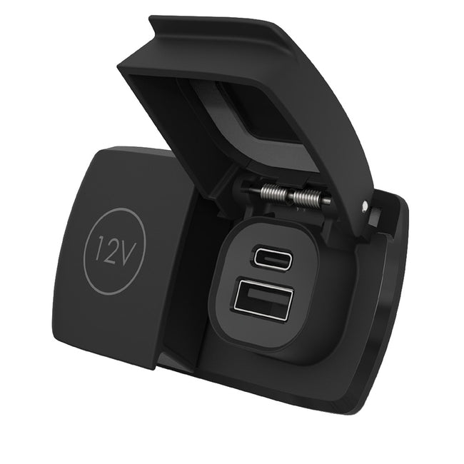 Scanstrut Flip Pro Duo - USB-A USB-C con toma de corriente de 12 V [SC-MULTI-F2]