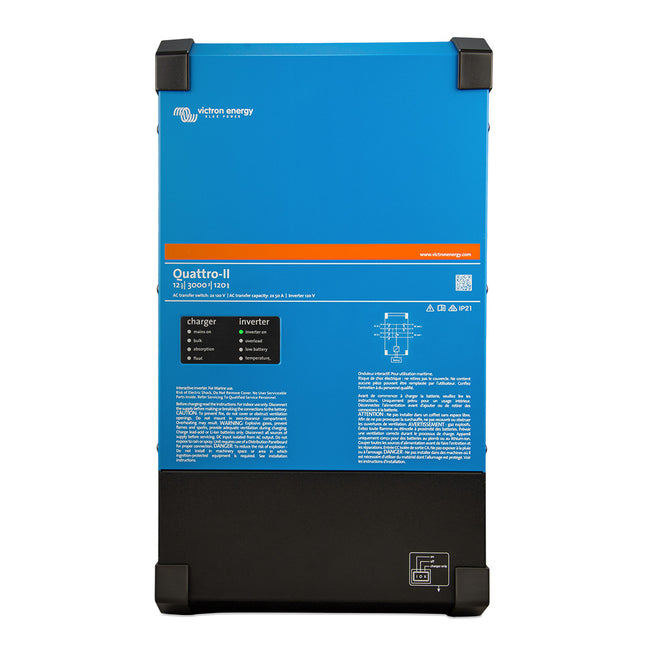 Victron Quattro-II - 12/3000 - 120-50/50 - 2 x 120 V [QUA122305130]