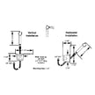 Scandvik Recessed Shower w/6 White Hose - Push-Button [12106P]