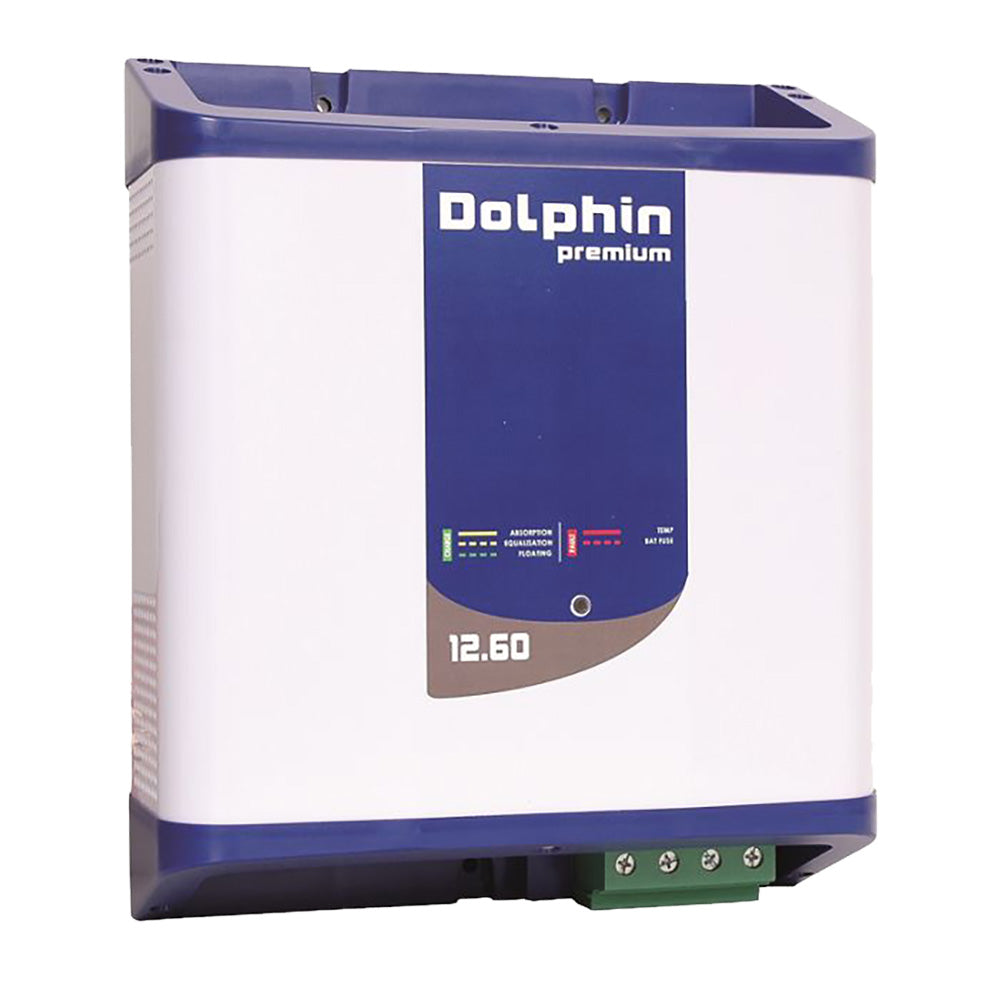 Cargador de batería Dolphin Serie Premium - 12 V, 60 A, 110/220 V CA - 3 salidas [99050]