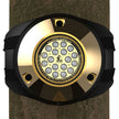 Luz subacuática Metro Marine de alto rendimiento con montaje en pilote y LED monocromáticos inteligentes - Azul, haz de 45 [F-PMR1-B3-45]