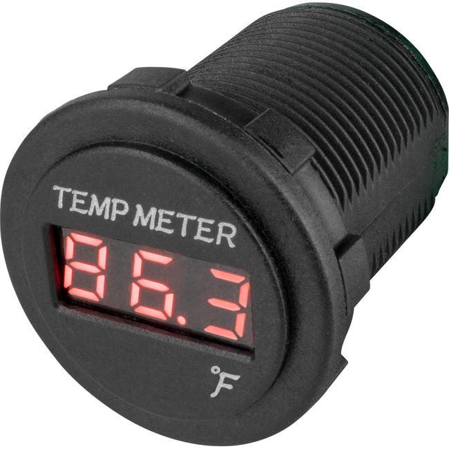 Medidor de temperatura LED redondo rojo Sea-Dog [421618-1]
