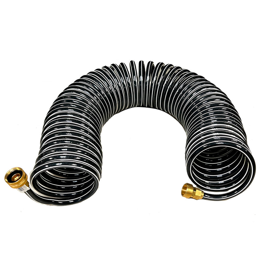 Manguera de lavado en espiral Trident Marine con accesorios de latón - 50 [167-50]