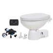 Inodoro Jabsco Quiet Flush E2 de agua salada, taza regular - Tapa de cierre suave de 24 V [38245-4194RSP]