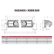 Barra de luz RIGID Industries Radiance + de 20