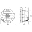 Altavoces marinos Roswell Serie R 7.7 - Rejilla antracita - 80 W RMS, 160 W de potencia máxima [C920-1912]