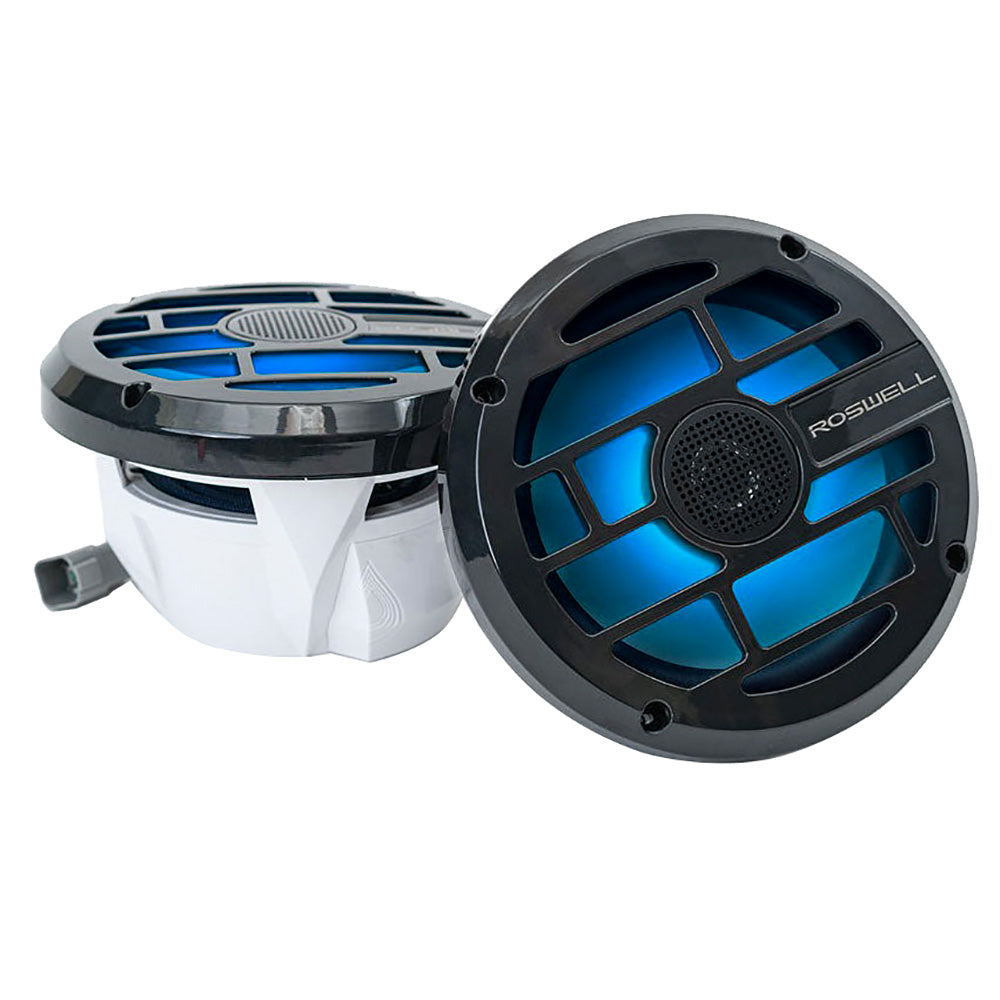 Altavoces marinos Roswell Serie R 7.7 - Rejilla antracita - 80 W RMS, 160 W de potencia máxima [C920-1912]