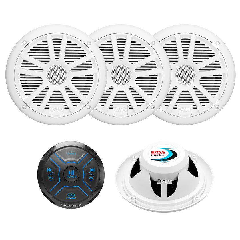 Kit Boss Audio MG250W.64 con MGR150B y dos pares de altavoces MR6W [MG250W.64]