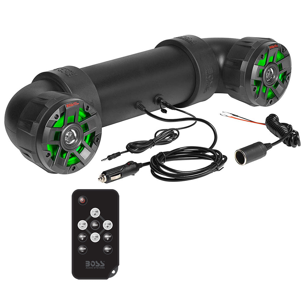 Sistema de sonido todoterreno amplificado Boss Audio UTV4BRGB con altavoces marinos de 4