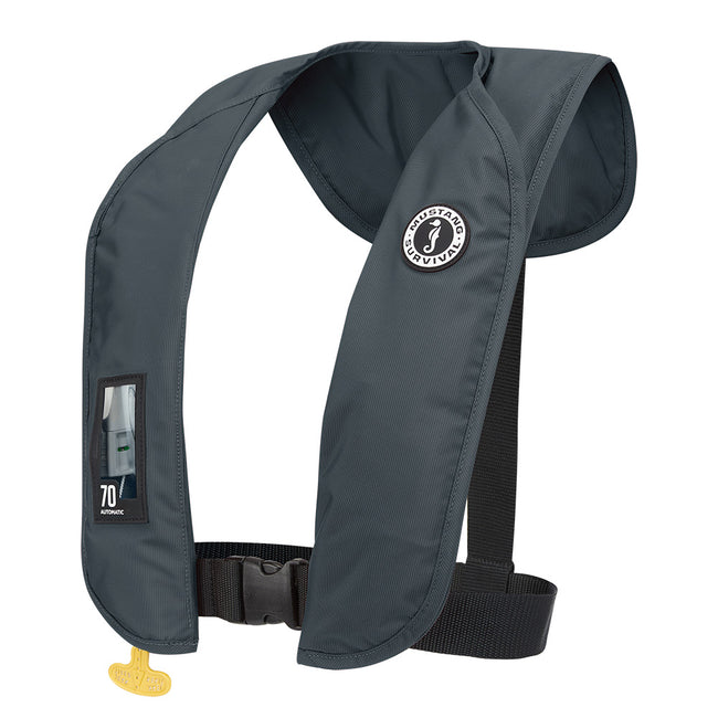 Chaleco salvavidas inflable automático Mustang MIT 70 - Gris Almirante [MD4042-191-0-202]