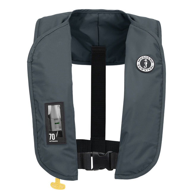 Chaleco salvavidas inflable automático Mustang MIT 70 - Gris Almirante [MD4042-191-0-202]