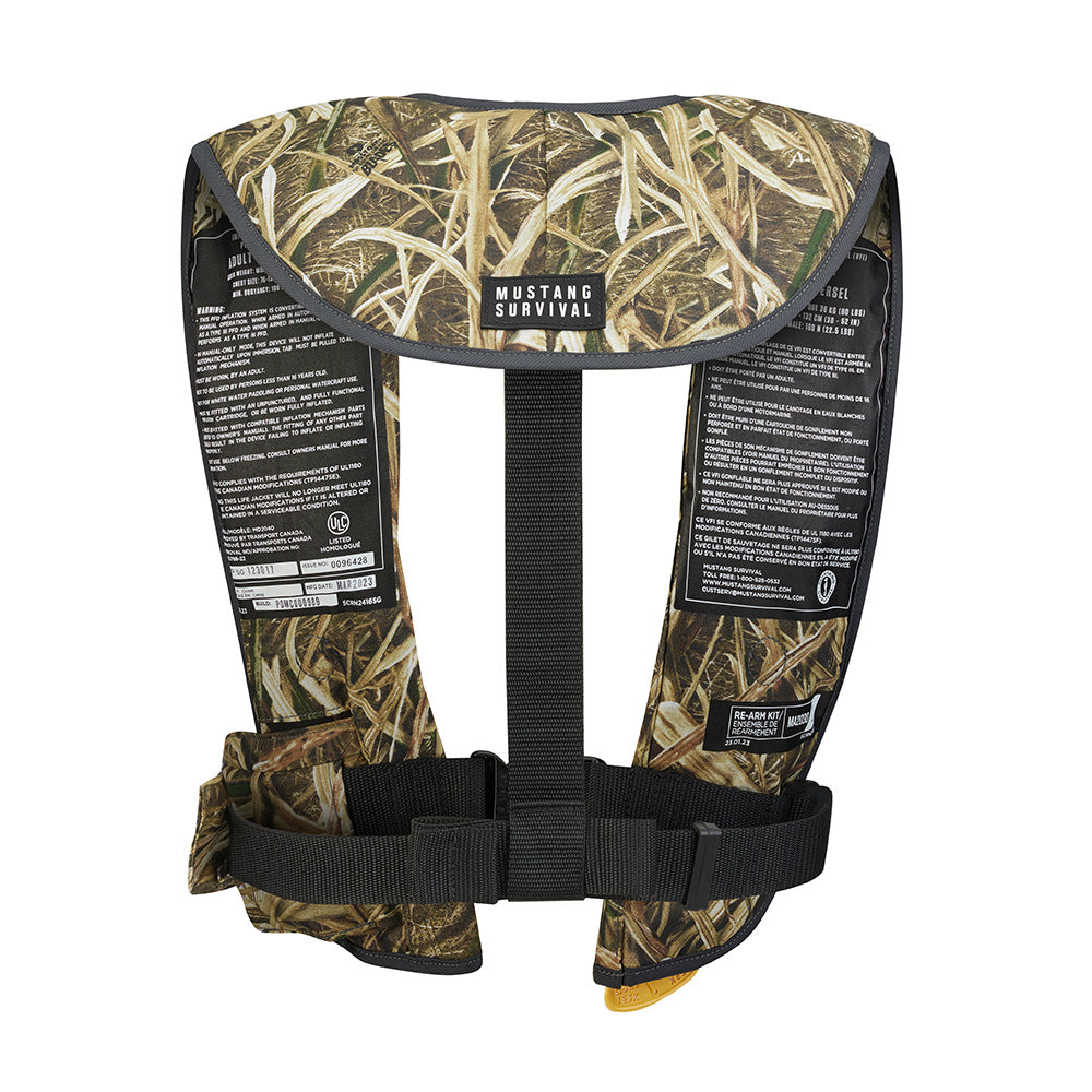 Chaleco salvavidas inflable convertible Mustang MIT 100 - Camuflaje [MD2030CM-261-0-202]
