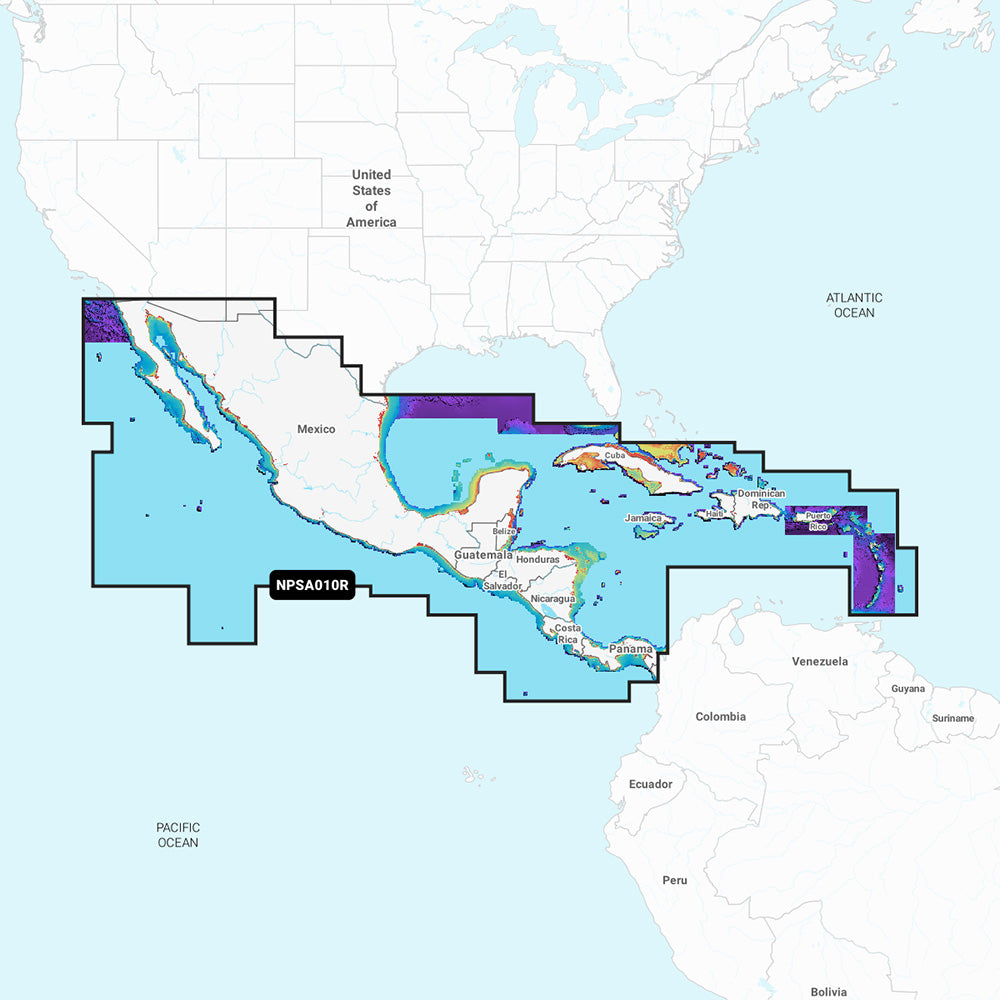 Navionics Platinum+ NPSA010R - Centroamérica y el Caribe [010-C1459-40]