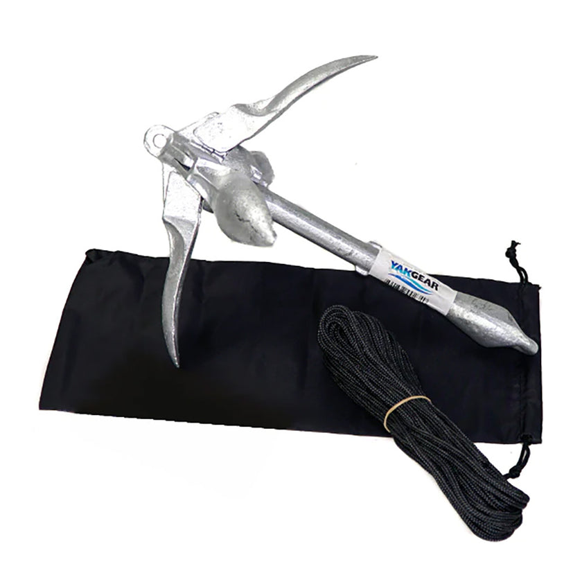 Kit de anclaje de gancho YakGear de 3.3 lb con bolsa de almacenamiento [AB3]