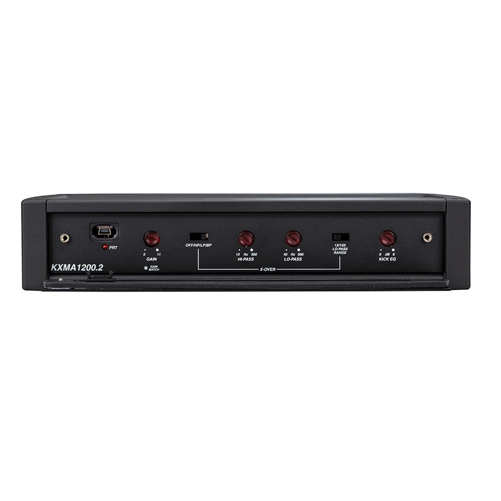 Amplificador KICKER KXMA1200.2 de 2 canales, clase D de rango completo, 2 x 600 W [48KXMA12002]
