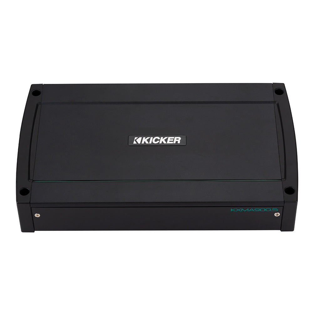 Amplificador KICKER KXMA900.5 de 4 canales, 125 W, de rango completo, clase D con subwoofer clase D de 400 W [48KXMA9005]