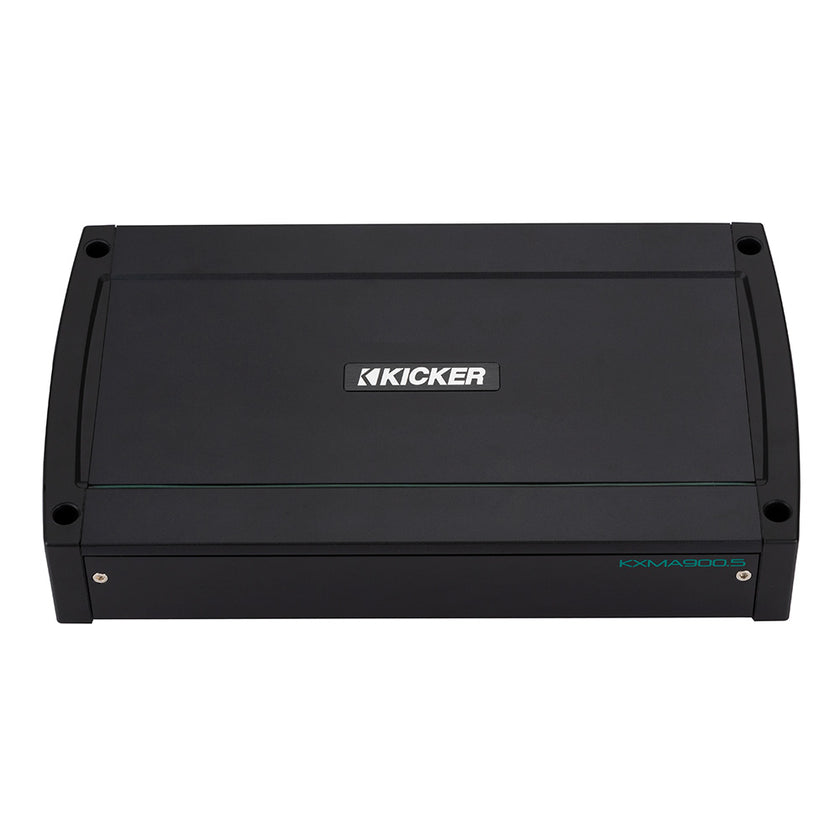 Amplificador KICKER KXMA900.5 de 4 canales, 125 W, de rango completo, clase D con subwoofer clase D de 400 W [48KXMA9005]