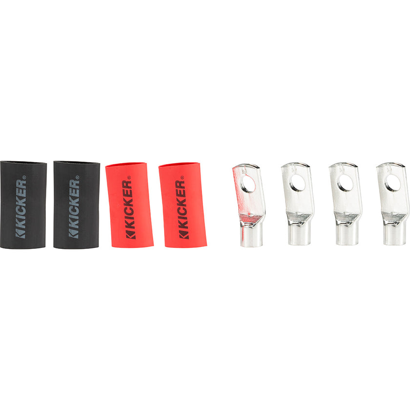 Terminal de anillo KICKER RT4 niquelado de 4 AWG y 5/16