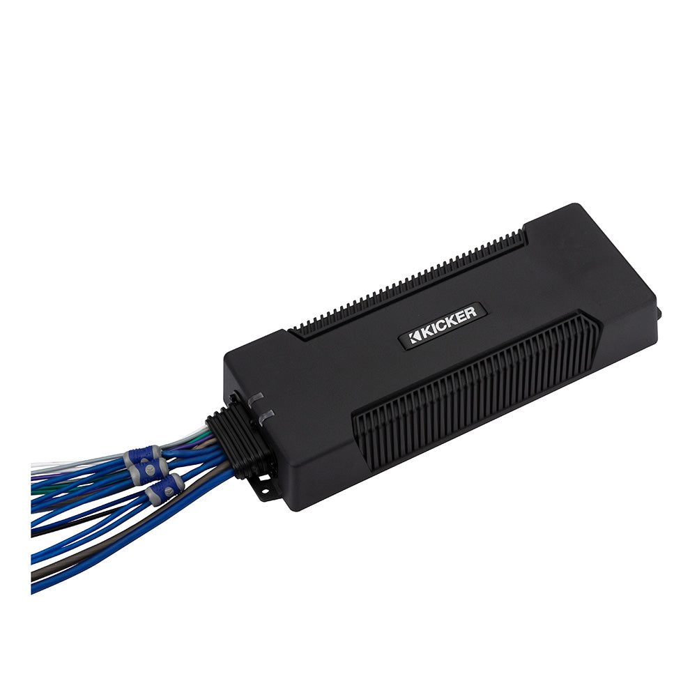 Amplificador de rango completo KICKER de 4 canales y 100 W con subwoofer de 600 W [48PXA10005]