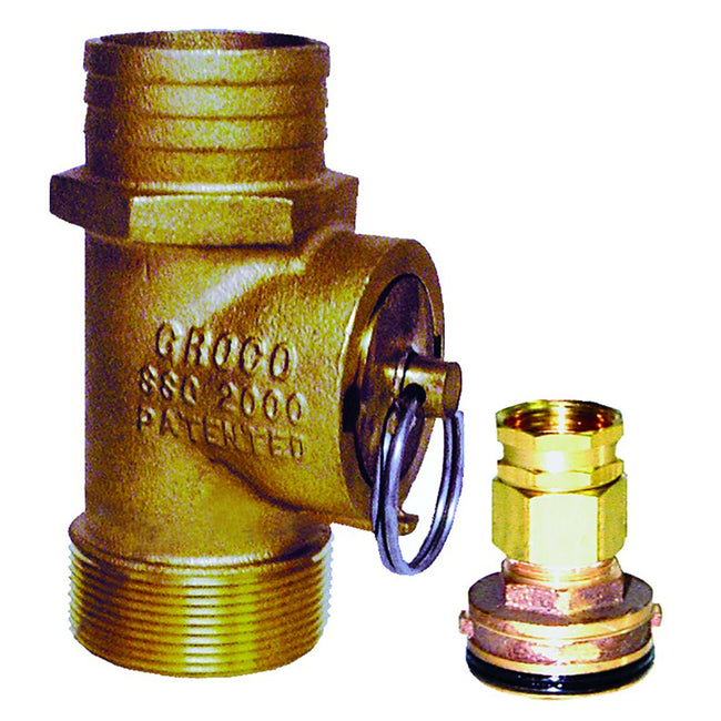 Adaptador para kit de lavado de motor GROCO de 1-1/2