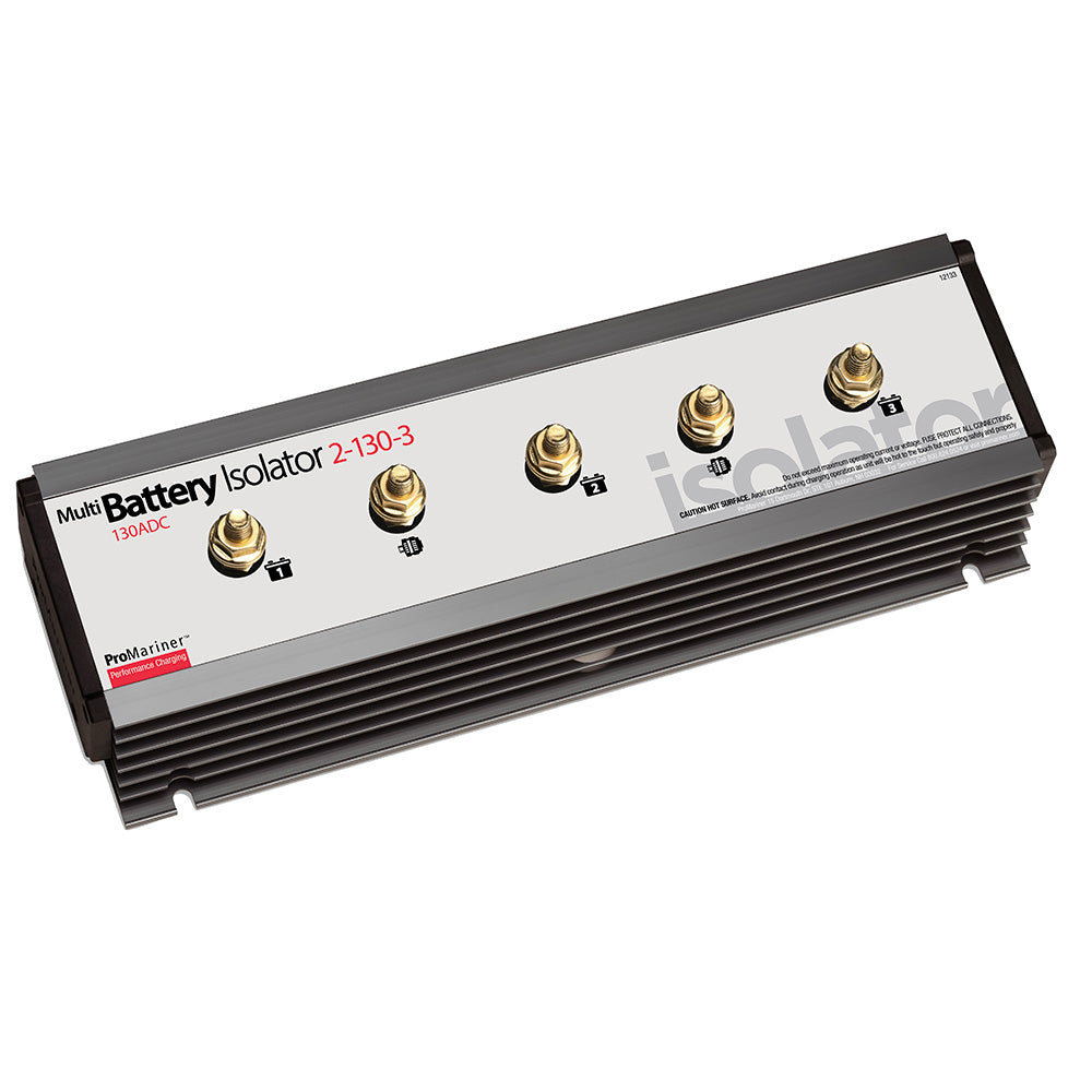 Aislador de batería ProMariner - 130 A - 2 alternadores - 3 baterías [12133]