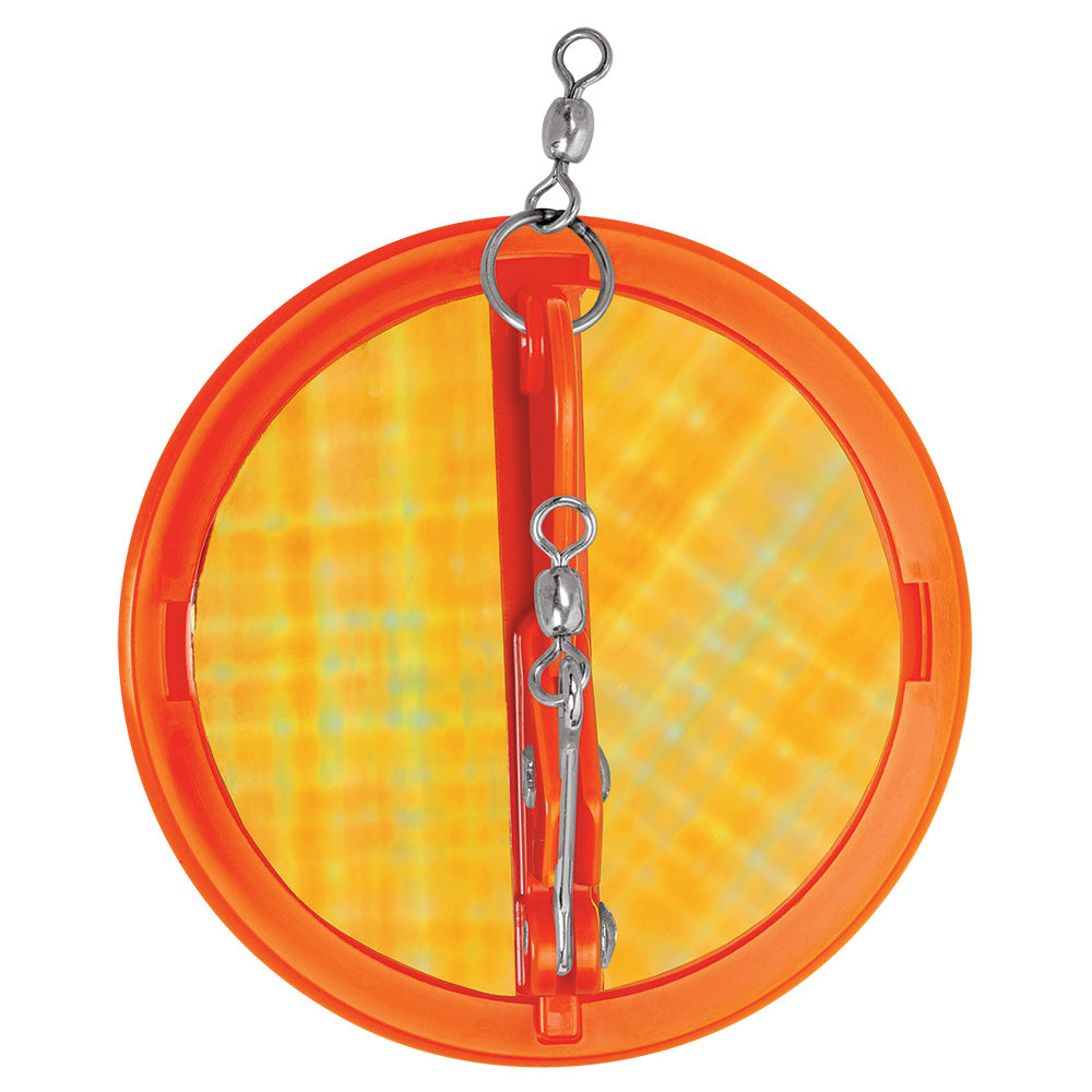 Luhr-Jensen Dipsy Diver de 8,9 cm - Medusa lunar con fondo de fuego y plata [5560-000-2510]