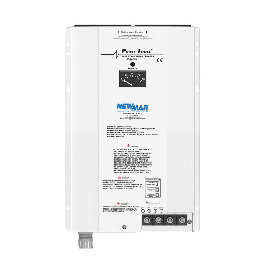 Cargador de batería Newmar PT-24-60W [PT-24-60W]