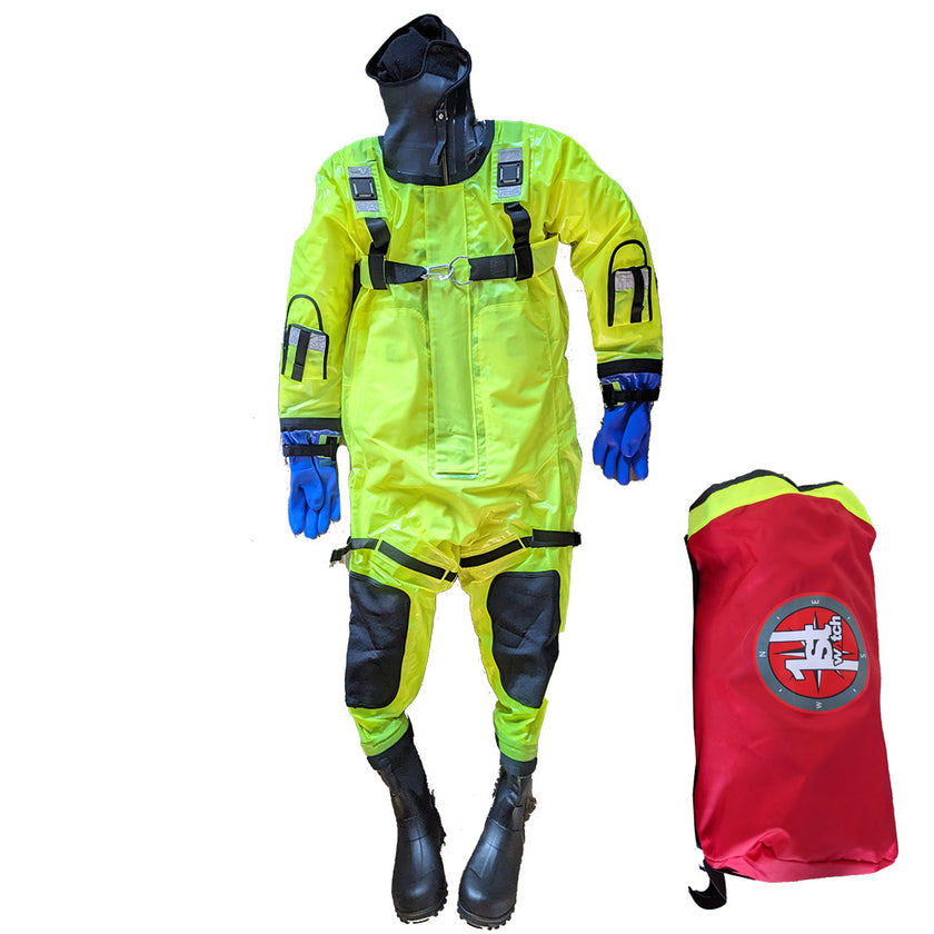 Traje de rescate en hielo First Watch RS-1005 - Amarillo de alta visibilidad - Talla S/M (talla 46-58) [RS-1005-HV-M]