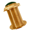 Transductor CHIRP de frecuencia media de perfil bajo de bronce Echonautics para casco - 600 W, inclinación de 18°, 80-130 kHz [BT70MA600-18]