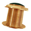 Transductor CHIRP de frecuencia media de perfil bajo de bronce Echonautics, para casco, 1 kW, inclinación de 18°, 85-135 kHz [BT87M1KW-18]