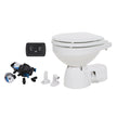 Inodoro compacto Jabsco Quiet Flush E2 de agua salada - 24 V - Tapa de cierre suave [38245-3094RSP]