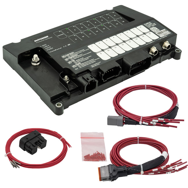 Maretron MPower 16-Channel DC Load Controller Module w/NMEA 2K w/J1  J2 Connectors