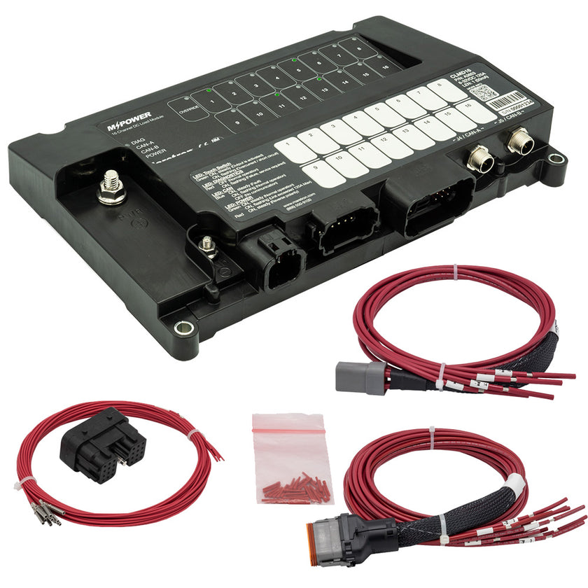 Maretron MPower 16-Channel DC Load Controller Module w/NMEA 2K w/J1  J2 Connectors