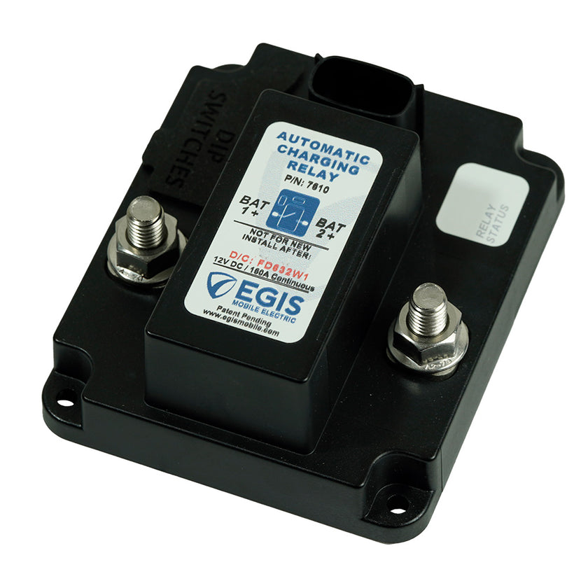 Relé de carga automática programable Egis (ACR) 160 A, 12 V [7610]