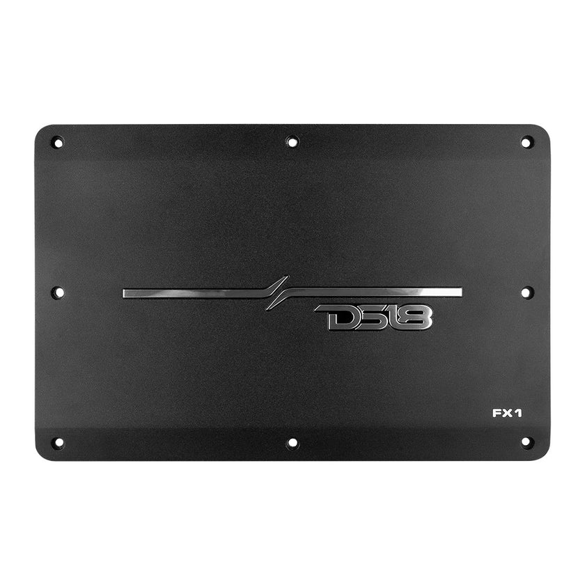 Amplificador monobloque DS18 de clase D de 1 canal para montaje empotrado/superficie con cubierta acrílica - 1 x 900 W RMS a 1 ohmio [FX1]