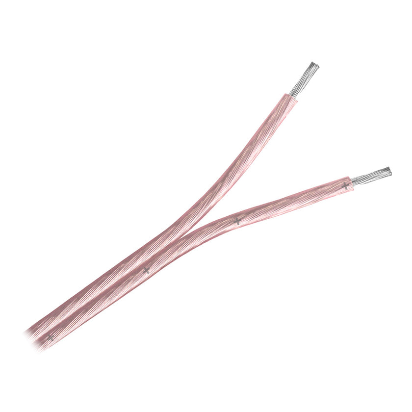 Cable de altavoz Pacer Clear 14/2 AWG de dos conductores - 250' [W14-2ACLR-250]