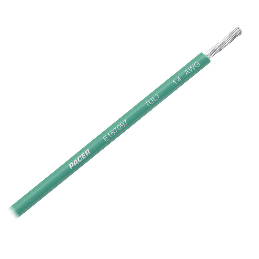 Cable primario Pacer Green de 14 AWG - 25' [WUL14GN-25]