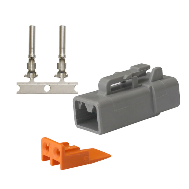 Kit de reparación de conectores Pacer DTP Deutsch - 14-12 AWG (2 posiciones) [TDTP06F-2RS]