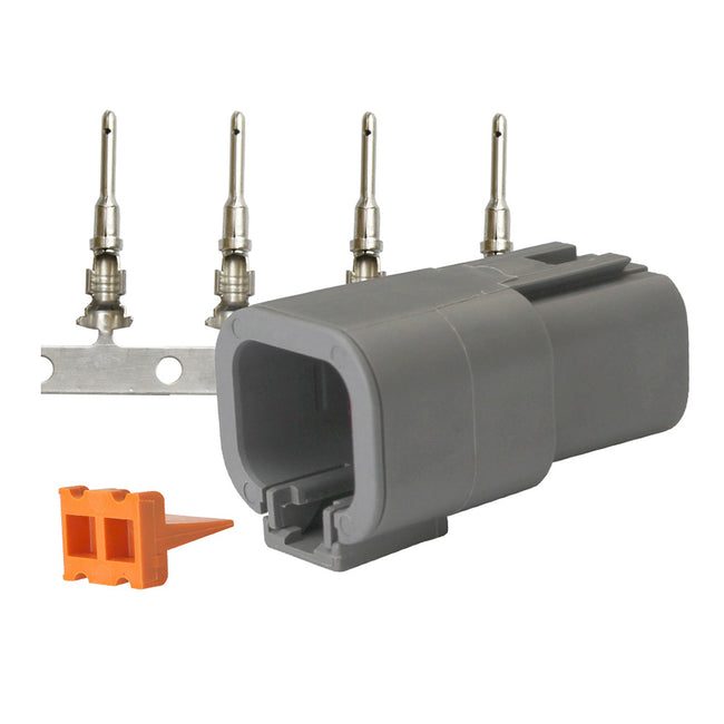 Kit de reparación de receptáculos Pacer DTP Deutsch - 14-12 AWG (4 posiciones) [TDTP04F-4RP]