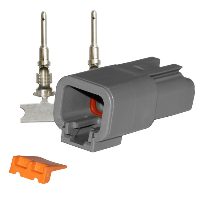 Kit de reparación de receptáculos Pacer DTP Deutsch - 14-12 AWG (2 posiciones) [TDTP04F-2RP]