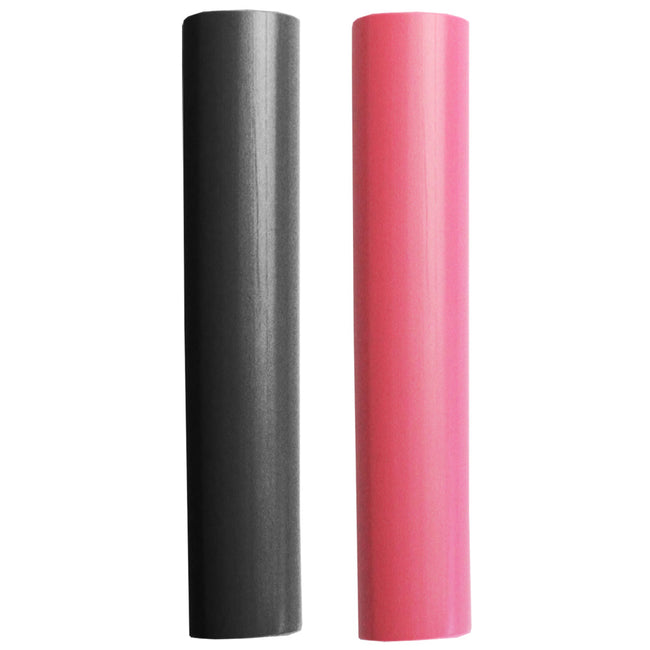 Tubo termorretráctil para cable de batería Pacer - 2,54 cm x 7,62 cm - Negro/Rojo (Paquete de 2) [BEHS1-3BKRD]