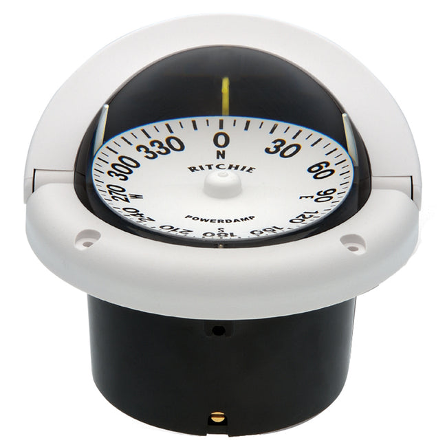 Brújula Ritchie HF-742W Helmsman - Montaje empotrado - Blanca [HF-742W]
