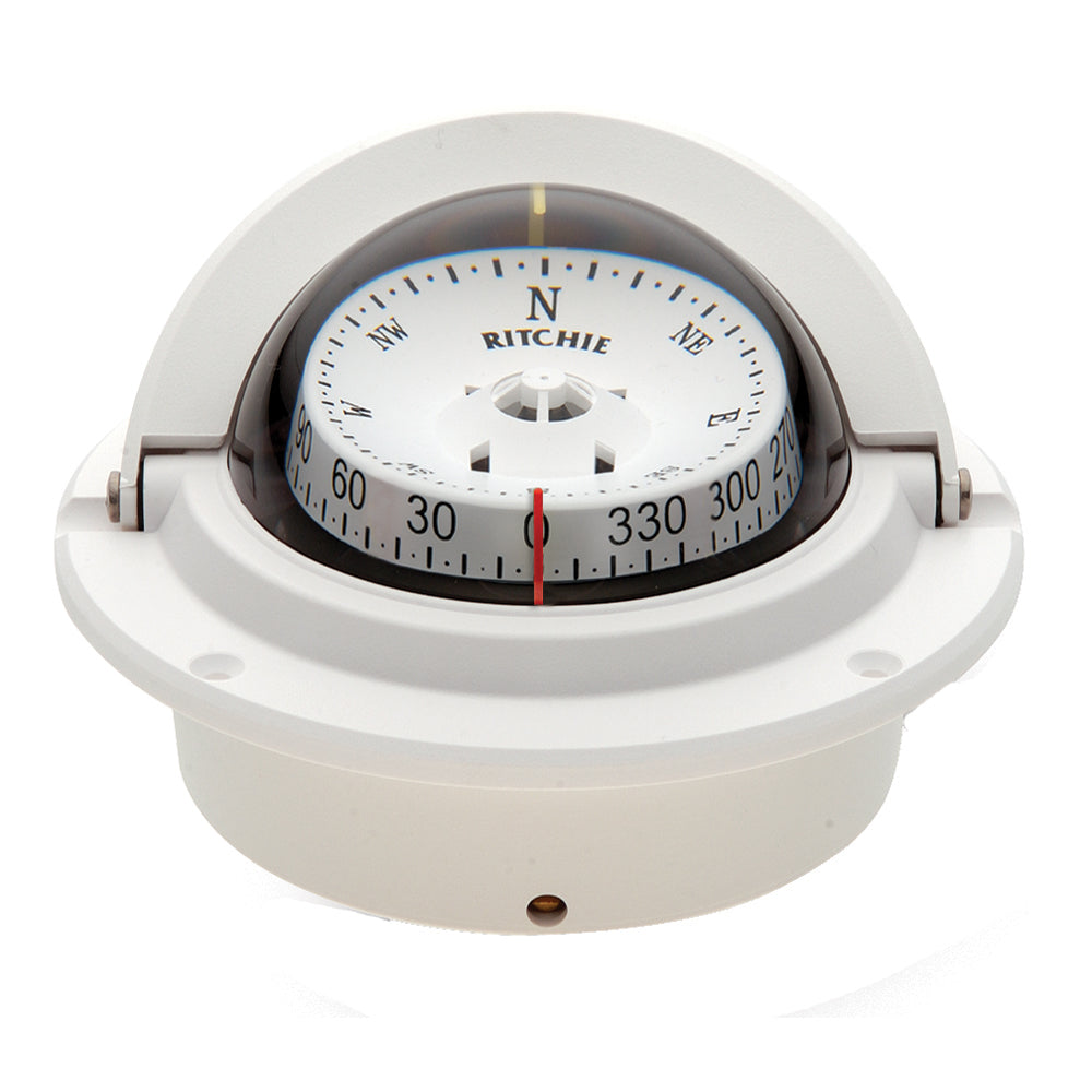 Brújula Ritchie F-83W Voyager - Montaje empotrado - Blanca [F-83W]