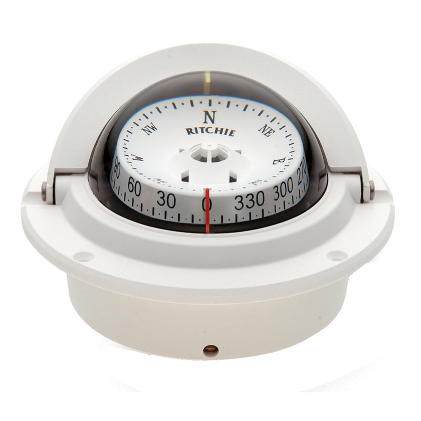 Brújula Ritchie F-83W Voyager - Montaje empotrado - Blanca [F-83W]