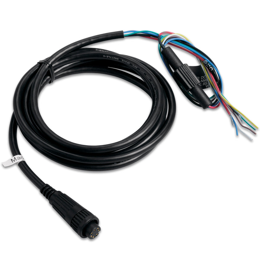 Cable de alimentación/datos Garmin - Cables pelados para Fishfinder 320C, serie GPS y serie GPSMAP [010-10083-00]