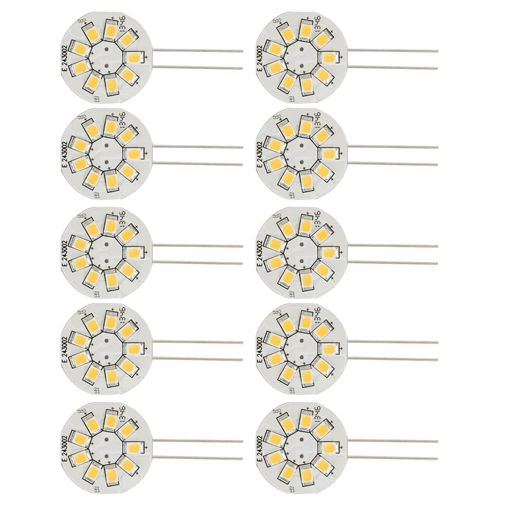Bombilla Scandvik 41166, luz blanca cálida, paquete de 10 [41166]