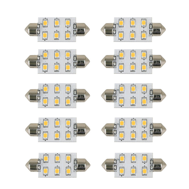 Bombilla Scandvik 41162, luz blanca cálida, paquete de 10 [41176]