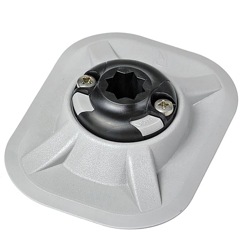 Base RibPort RAILBLAZA con respaldo 3M - Gris [03-4064-51]