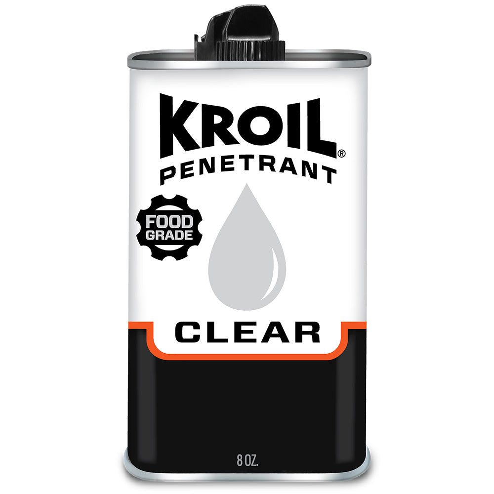 Aceite penetrante Kroil Clear de grado alimenticio - Goteo - Lata de 8 oz [CKL081]